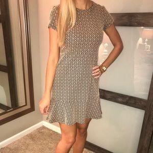 Loft fit and flare dress (size 0, runs large)